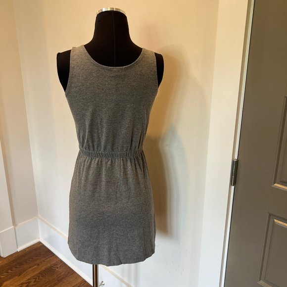 So Low zip-front minidress dark gray sz S - Picture 3 of 8